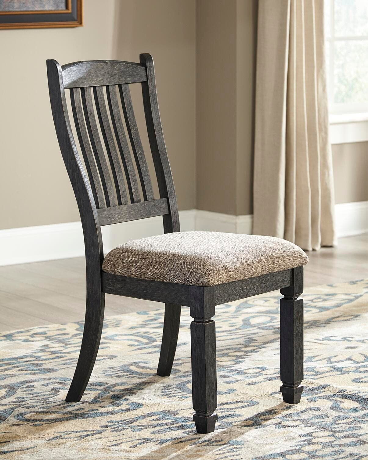 Tyler Creek Dining Chair — Black/Gray & Brown/Beige — view 2