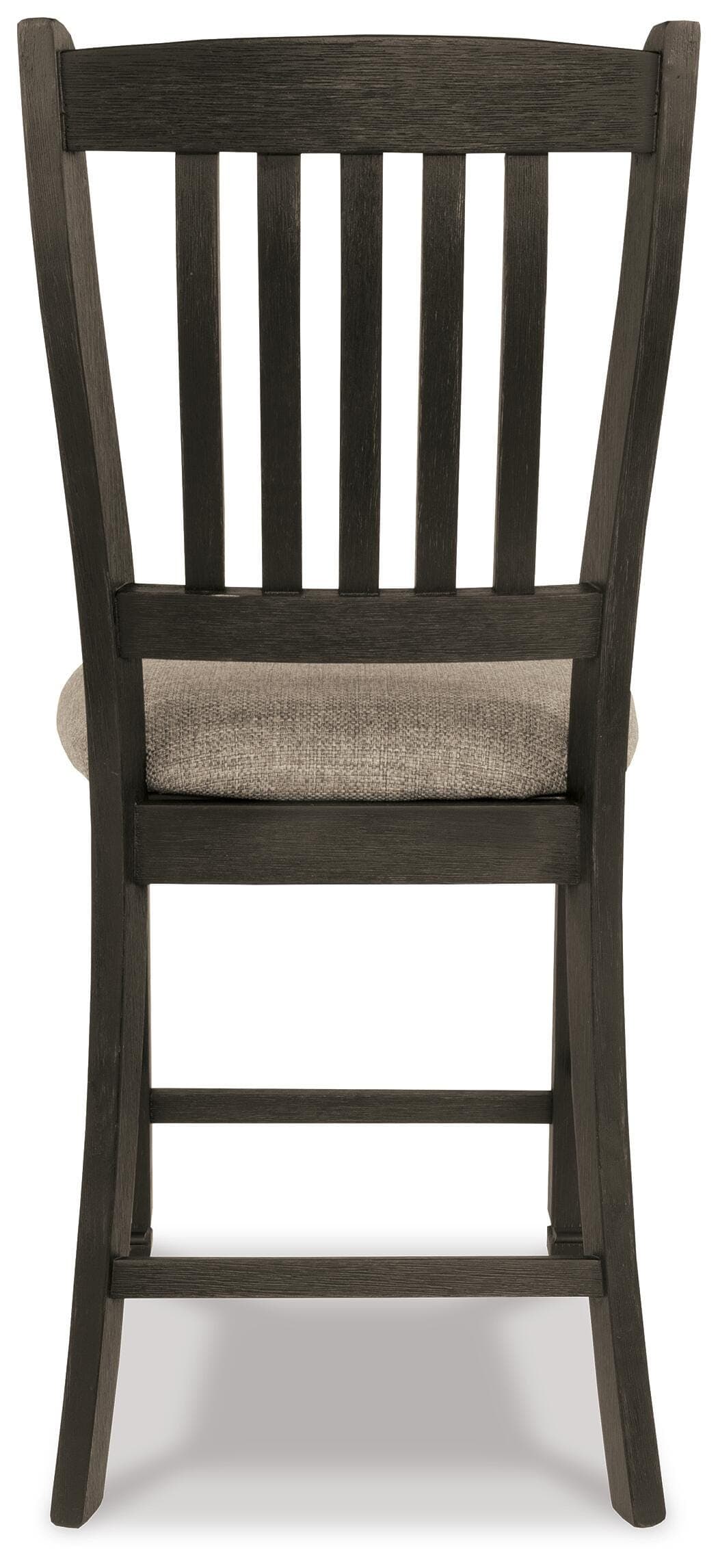Tyler Creek Counter Height Bar Stool — Black/Gray & Brown/Beige — view 7