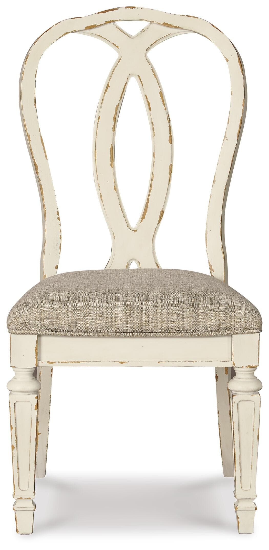 Realyn Dining Chair — White & Brown/Beige — view 3
