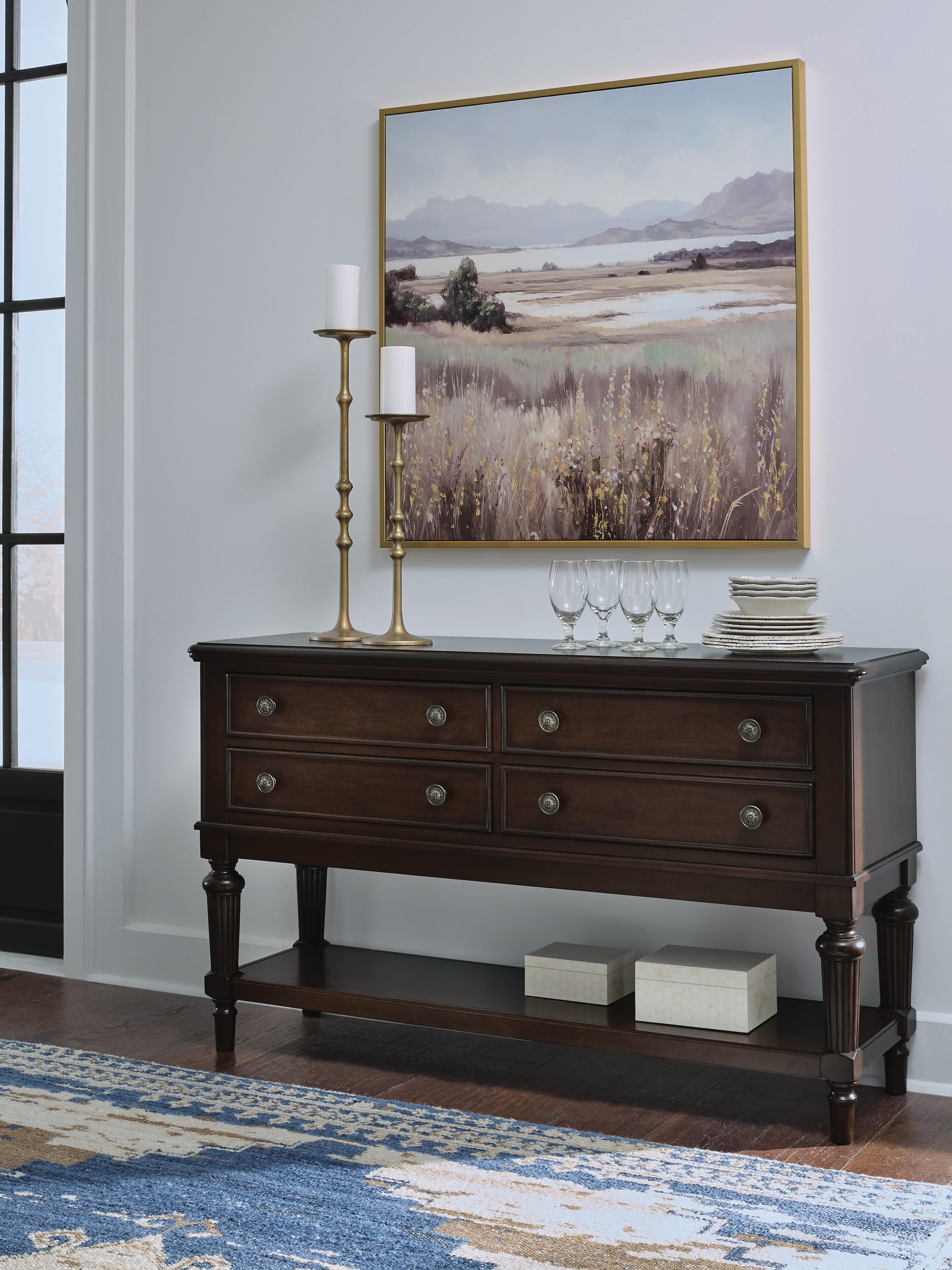 Lavinton Dining Server — Brown/Beige — view 2