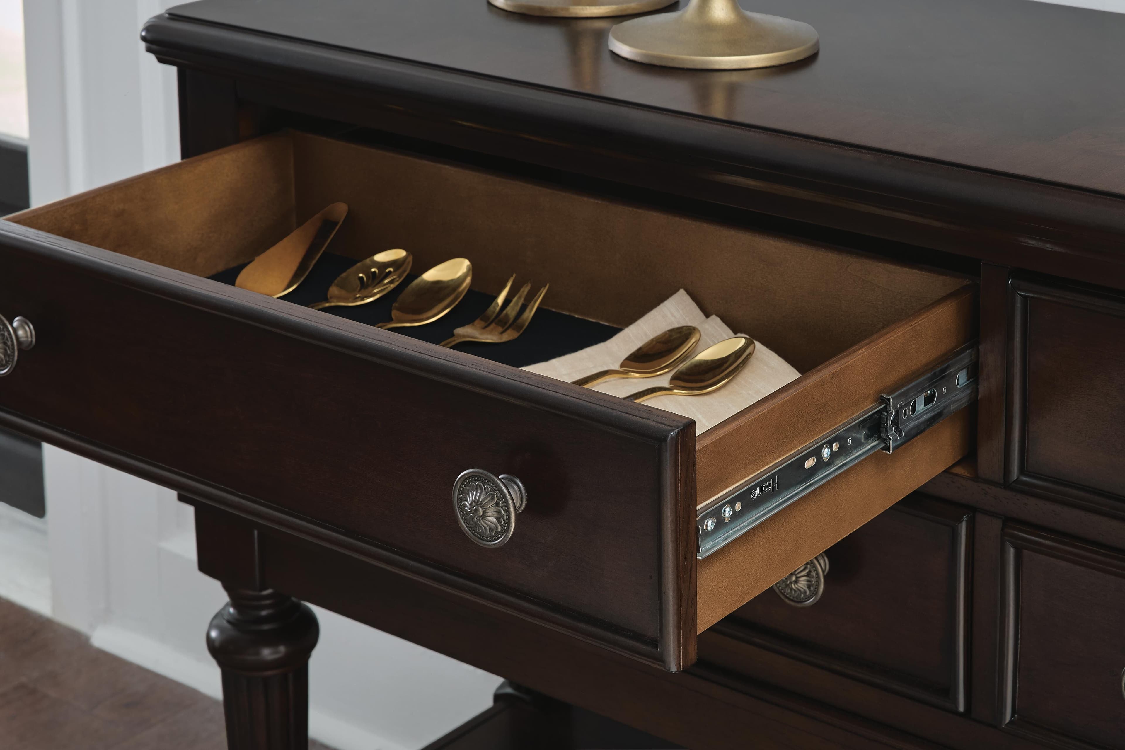 Lavinton Dining Server — Brown/Beige — view 7