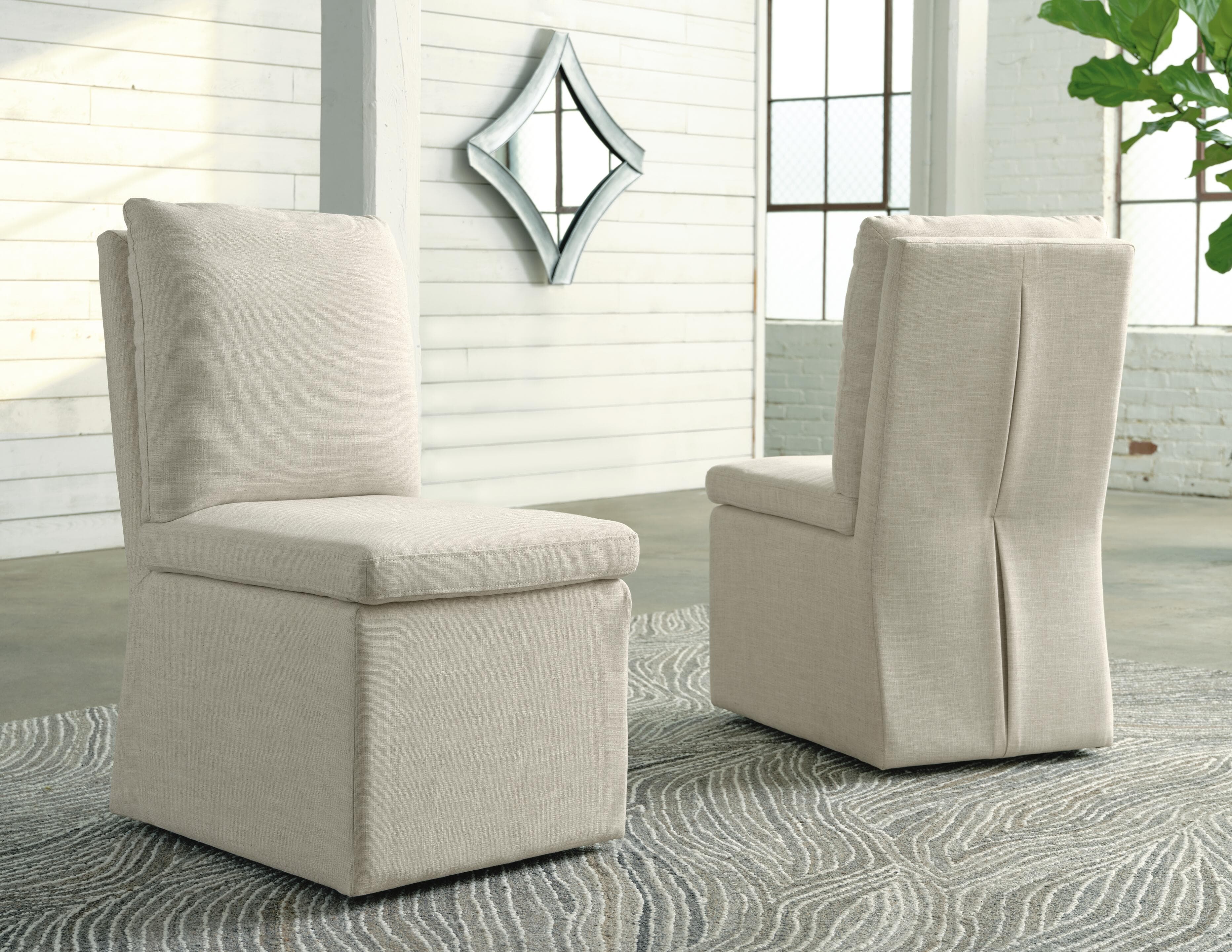 Krystanza Dining Chair — Brown/Beige — view 2