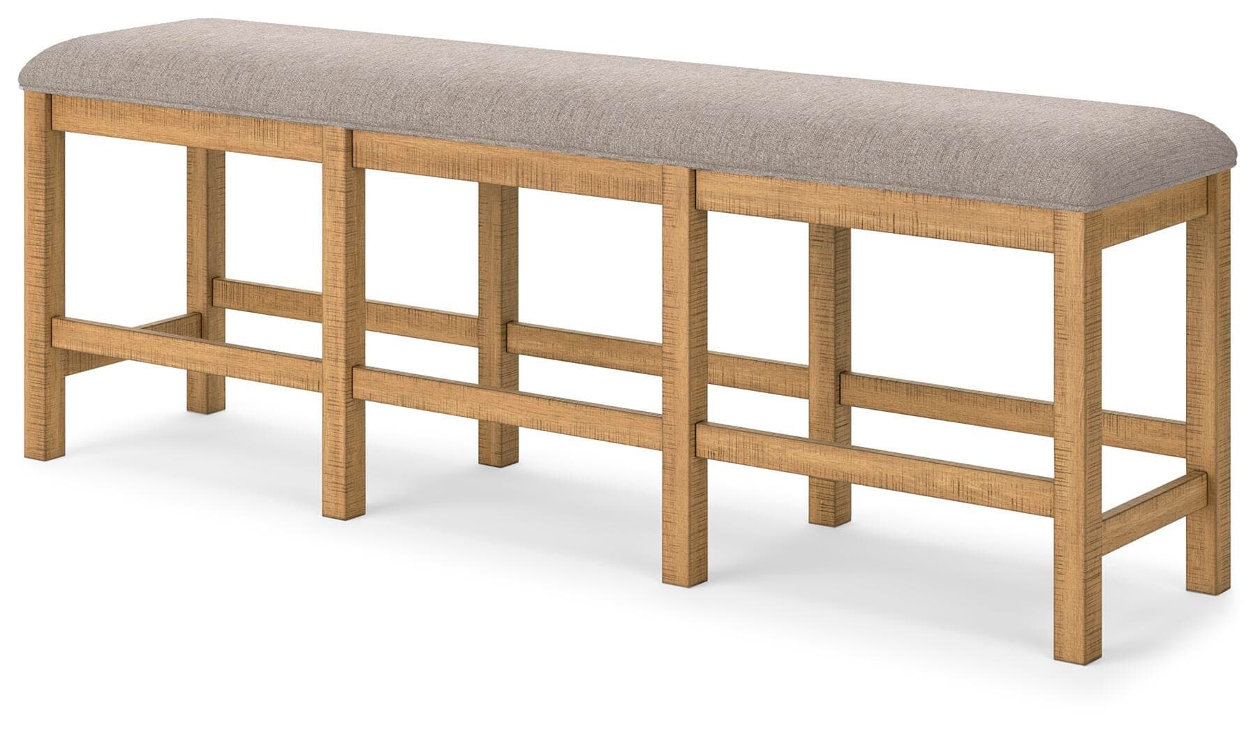 Havonplane 72" Counter Height Dining Bench — Brown/Beige — view 3