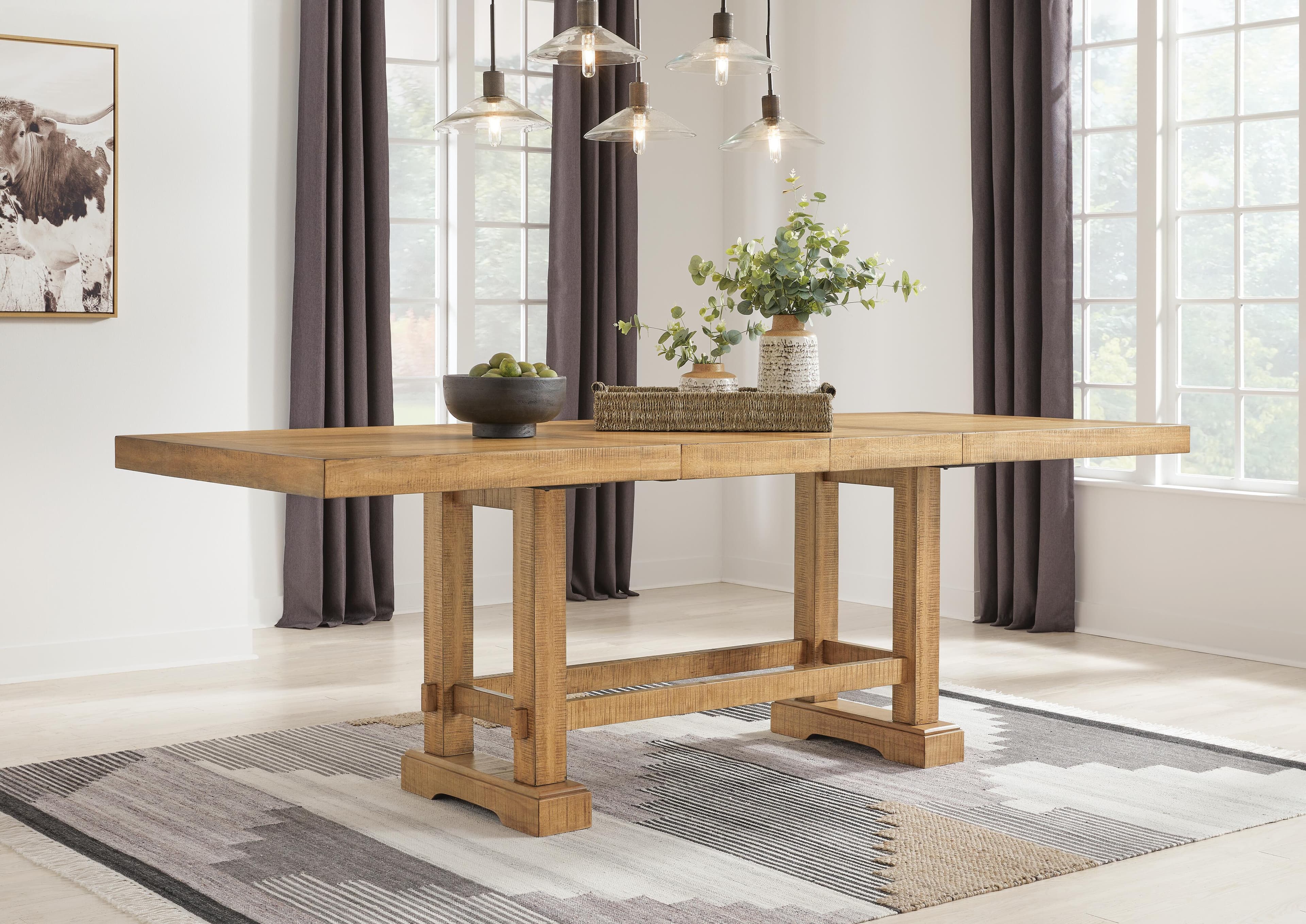 Havonplane Counter Height Dining Extension Table — Brown — view 2