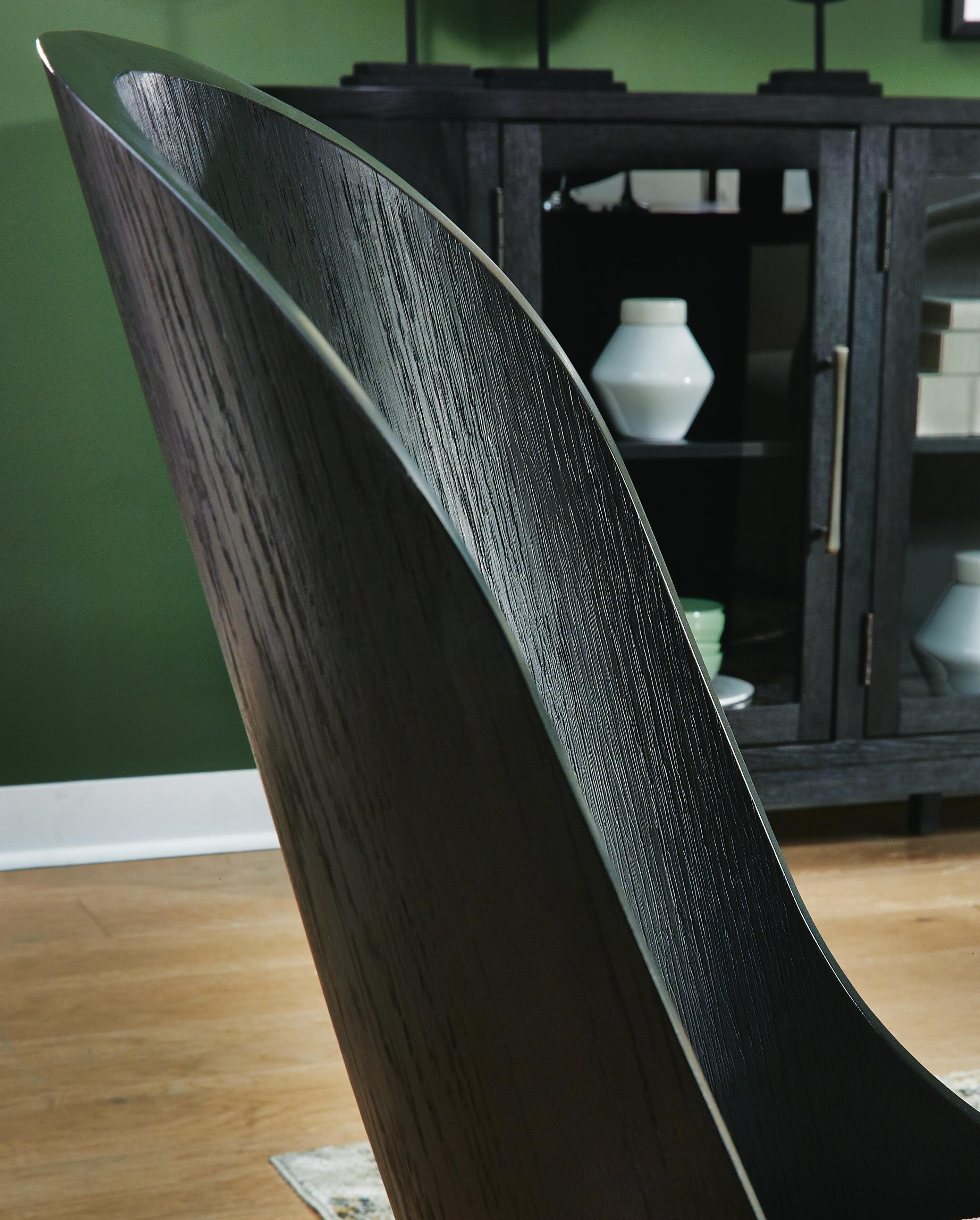 Rowanbeck Dining Chair — Black/Gray — view 7