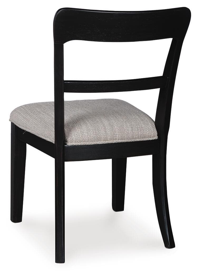 Chadworth Dining Chair — Black/Gray & Brown/Beige — view 5