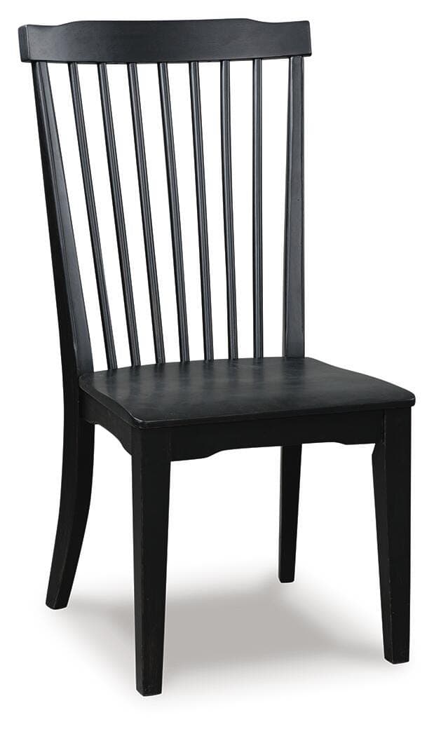 Chadworth Dining Chair — Black/Gray — view 2