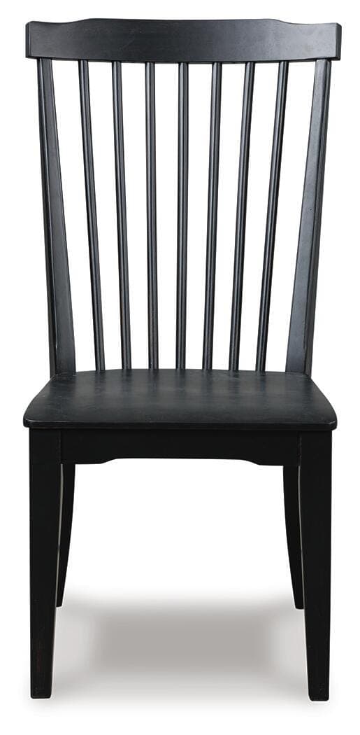 Chadworth Dining Chair — Black/Gray — view 3