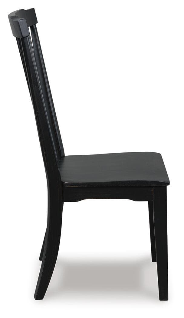 Chadworth Dining Chair — Black/Gray — view 4