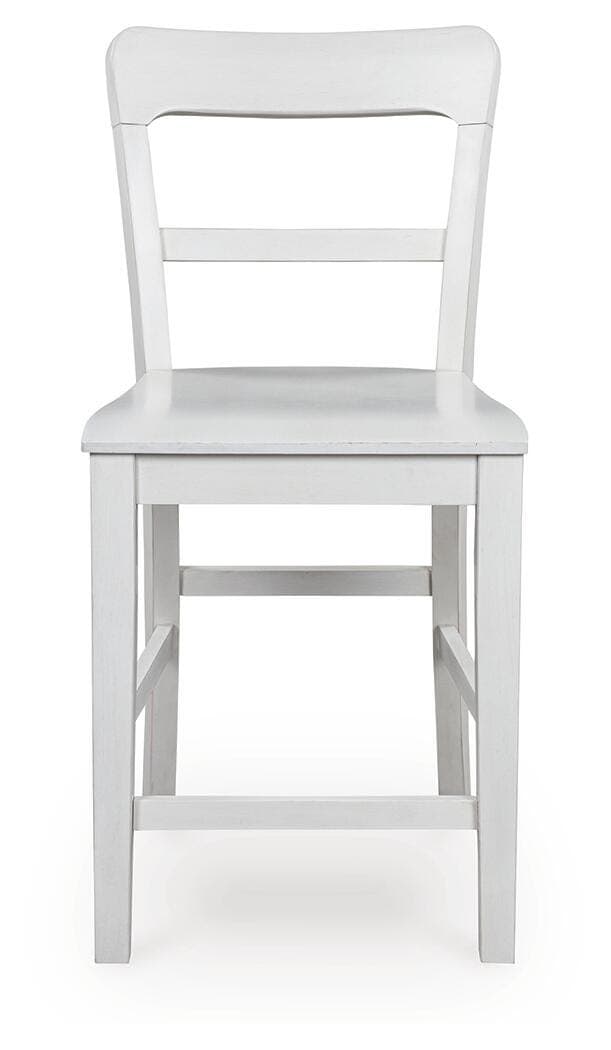 Chadworth Counter Height Barstool — White — view 3