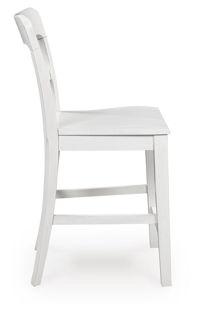 Chadworth Counter Height Barstool — White — view 4