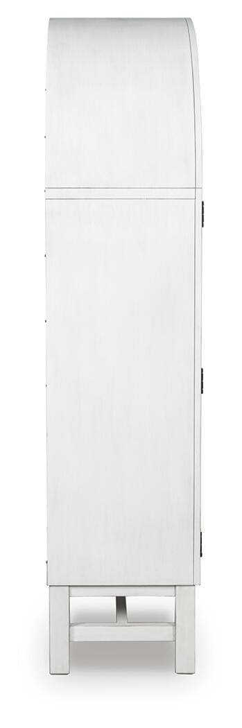 Chadworth Display Cabinet — White & Black/Gray — view 4