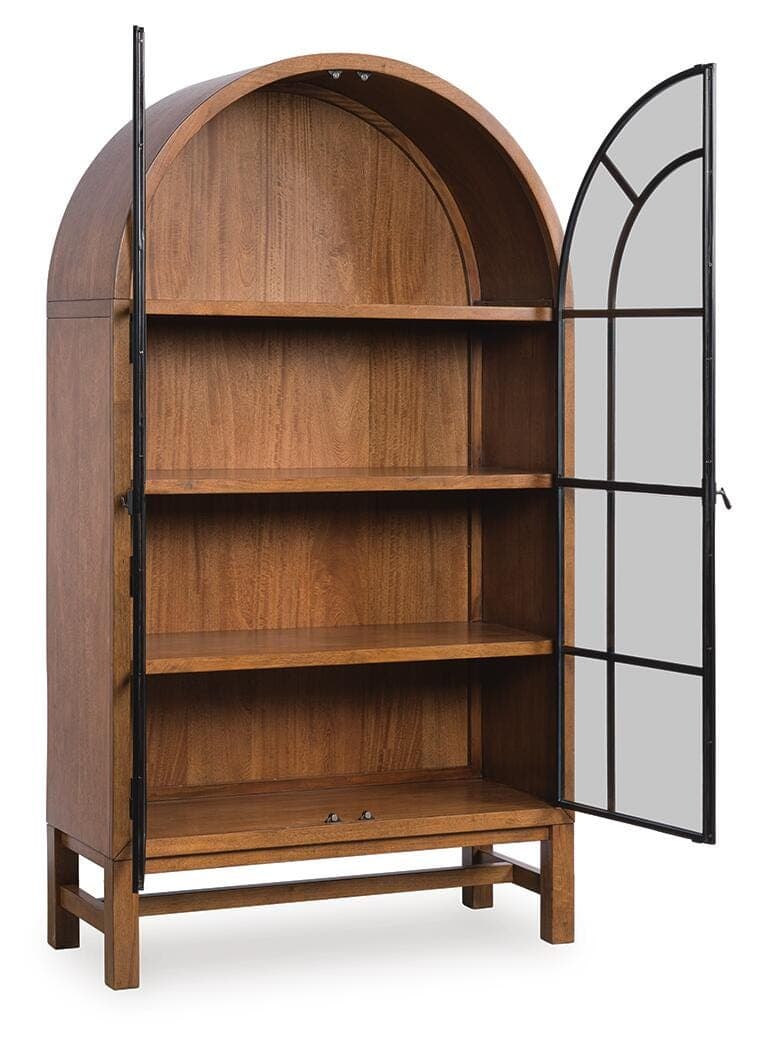 Chadworth Display Cabinet — Brown/Black — view 2
