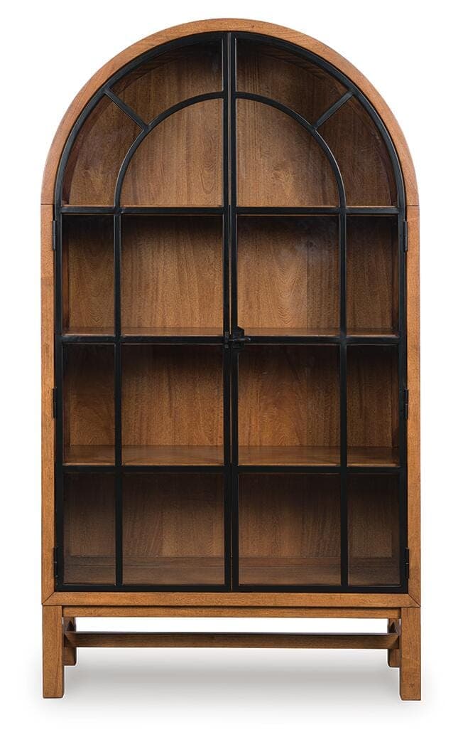 Chadworth Display Cabinet — Brown/Black — view 3