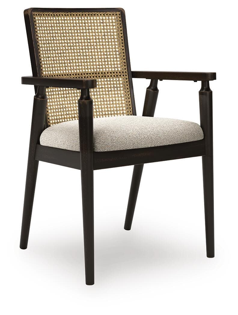 Galliden Dining Arm Chair — Black/Gray — view 4