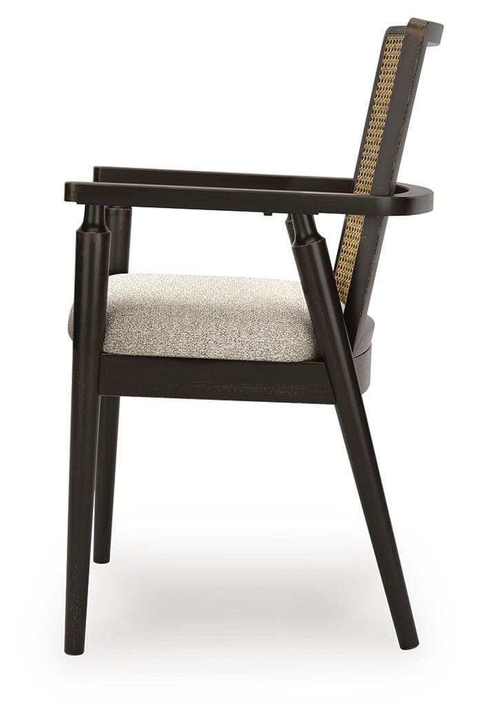 Galliden Dining Arm Chair — Black/Gray — view 6