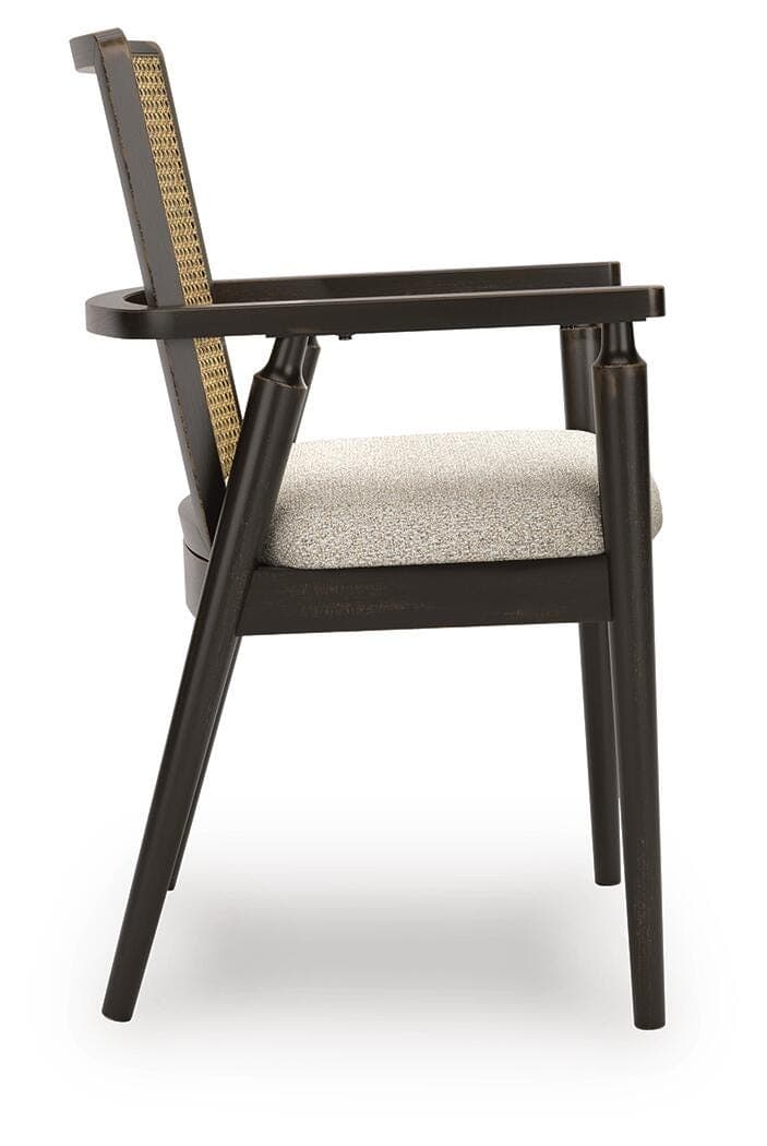 Galliden Dining Arm Chair — Black/Gray — view 5