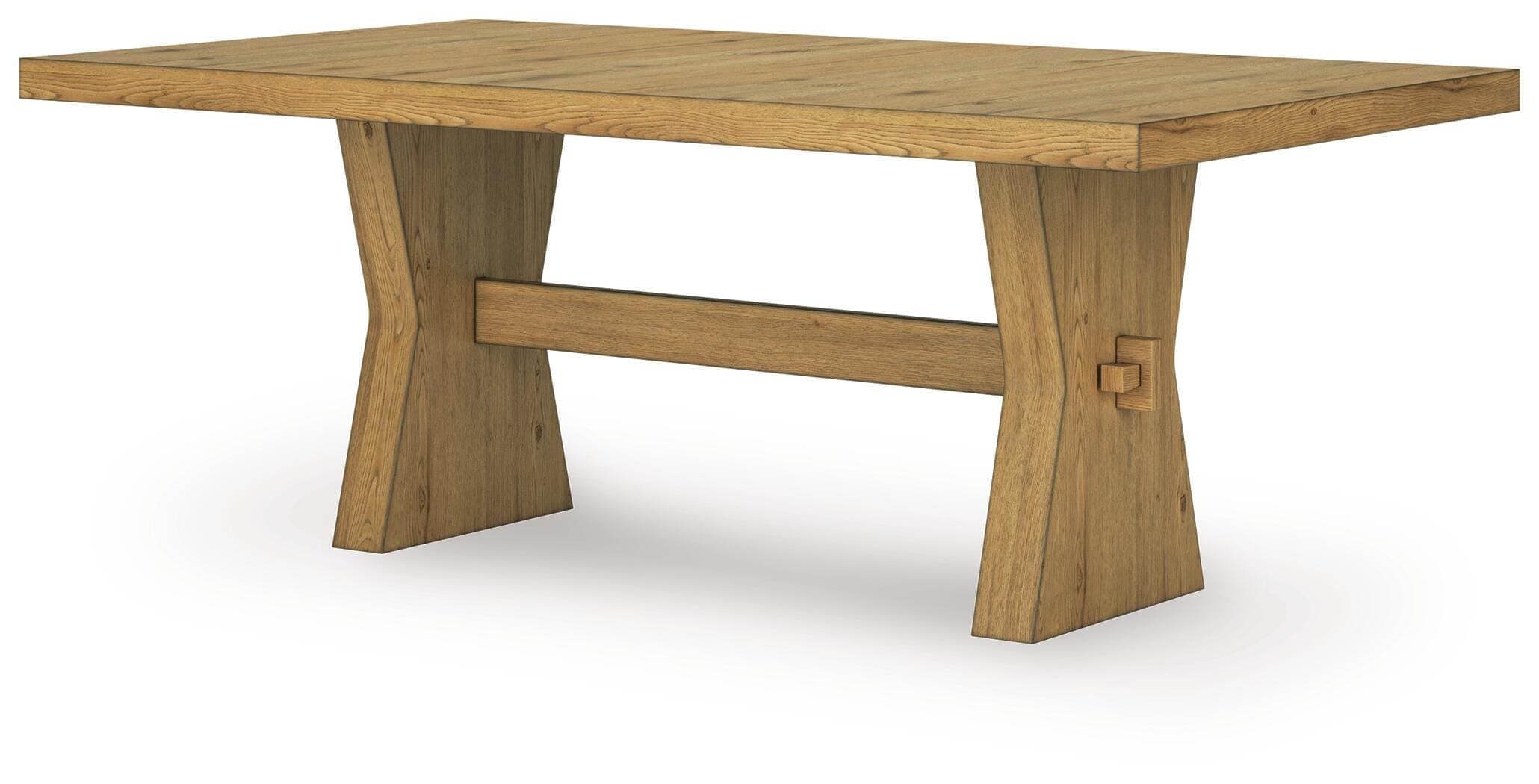 Galliden Dining Table — Brown/Beige — view 3