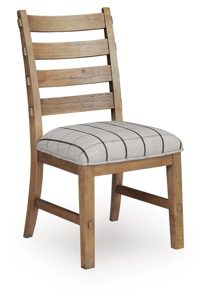Ridgester Dining Chair — White & Brown/Beige — view 3