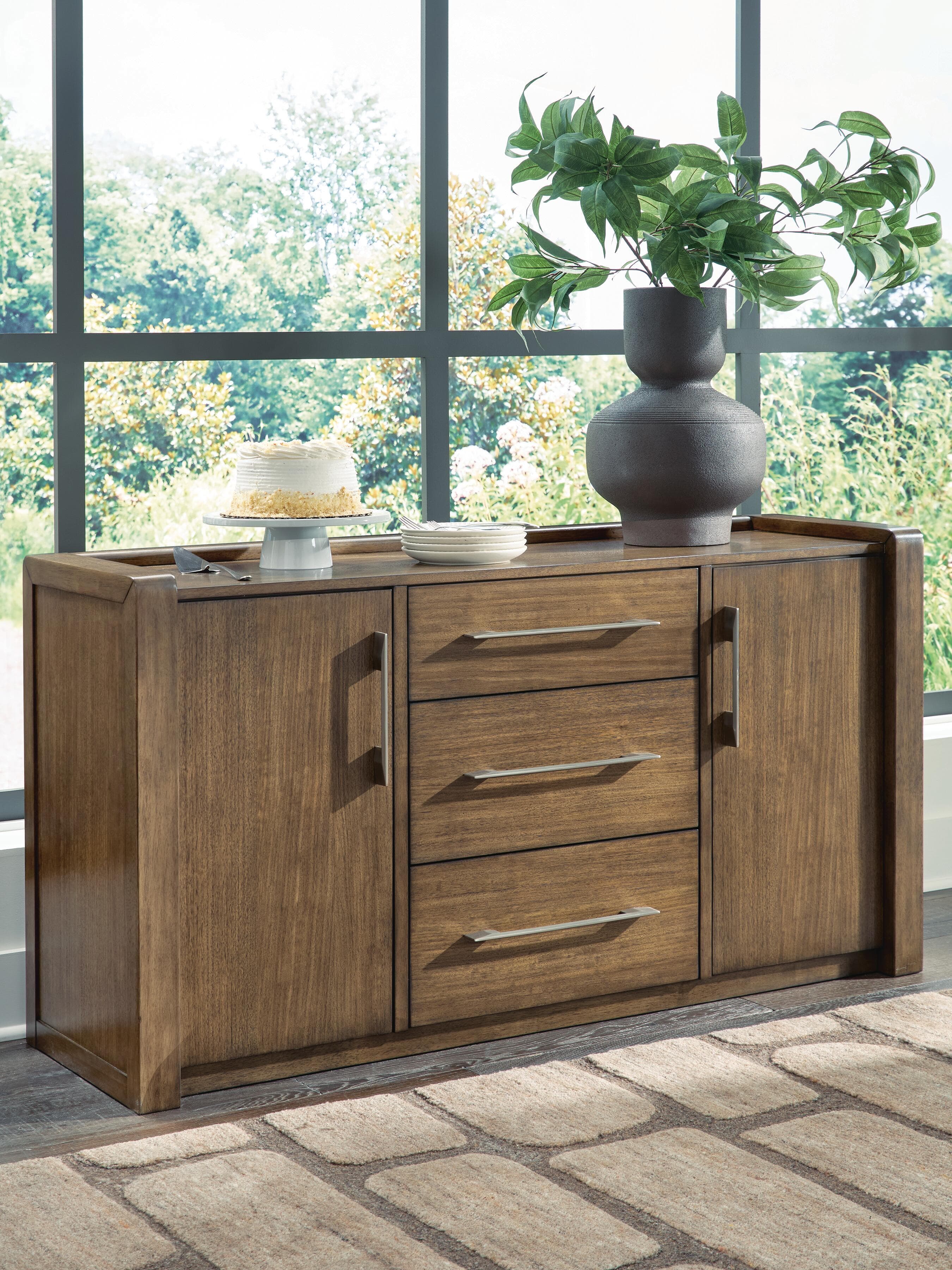 Marxmore Dining Server — Brown/Beige — view 2
