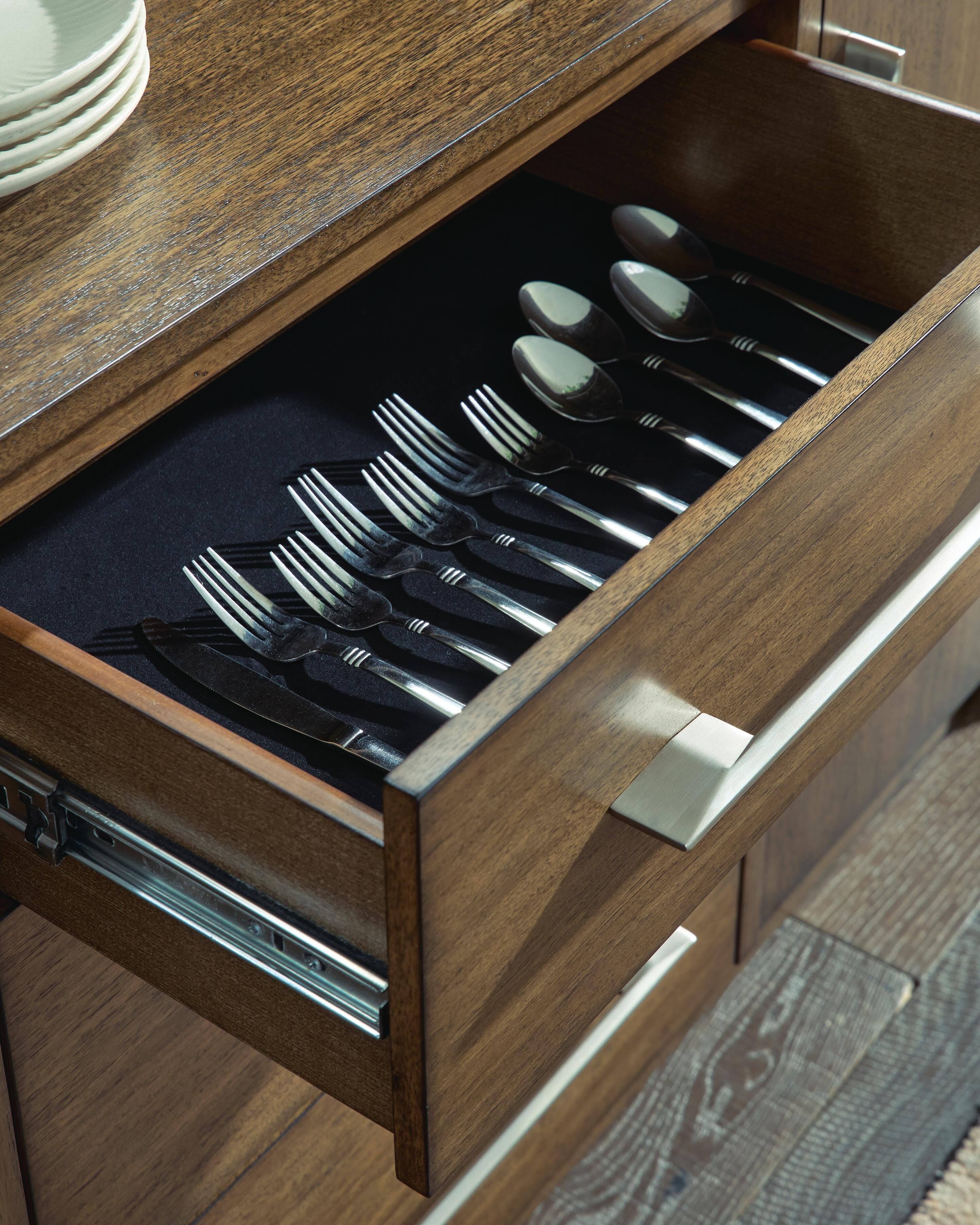 Marxmore Dining Server — Brown/Beige — view 6