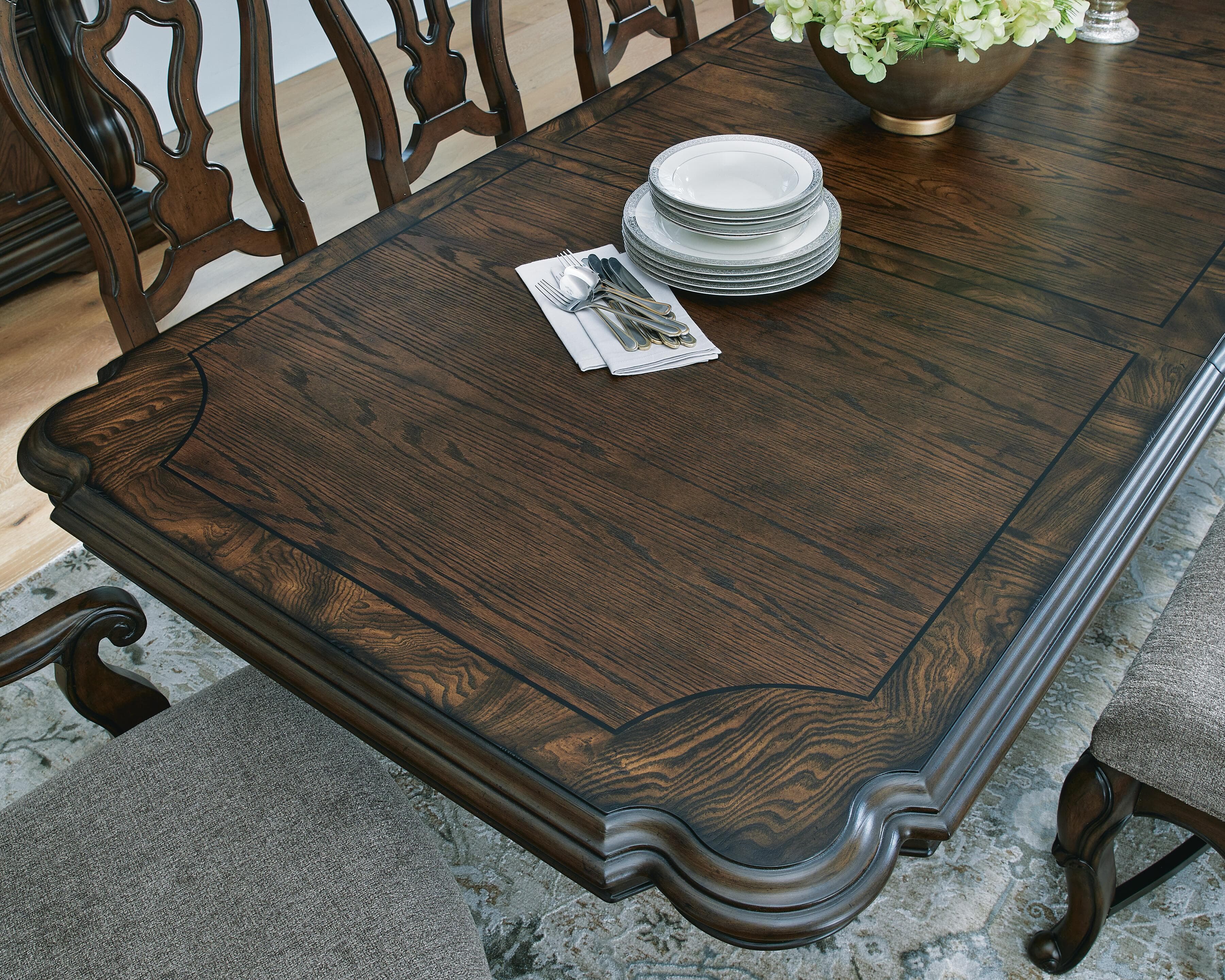 Maylee Dining Extension Table — Brown/Beige — view 8