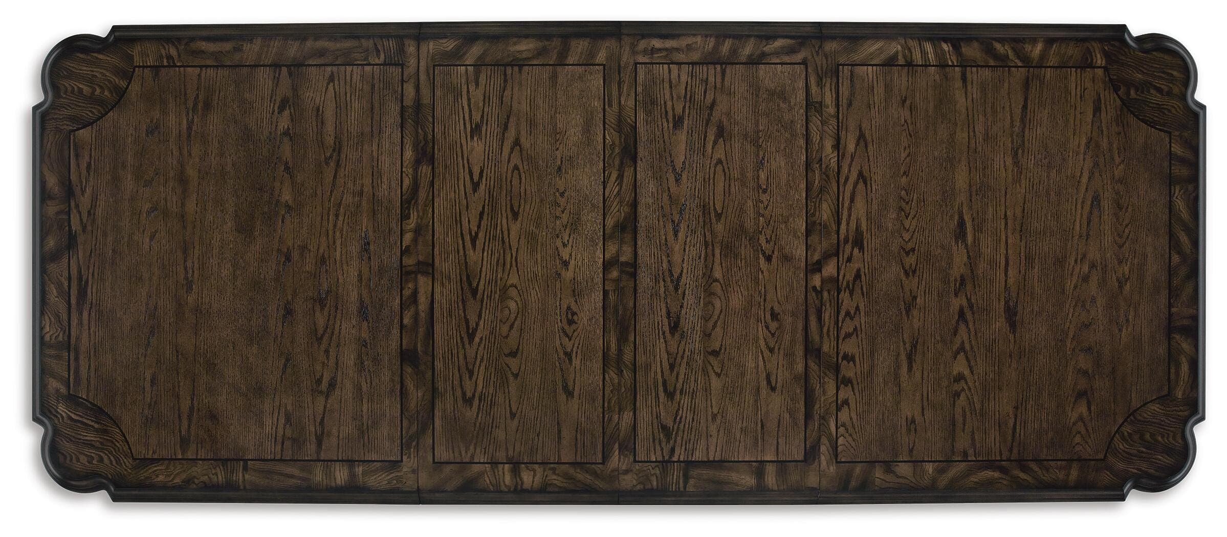 Maylee Dining Extension Table — Brown/Beige — view 6