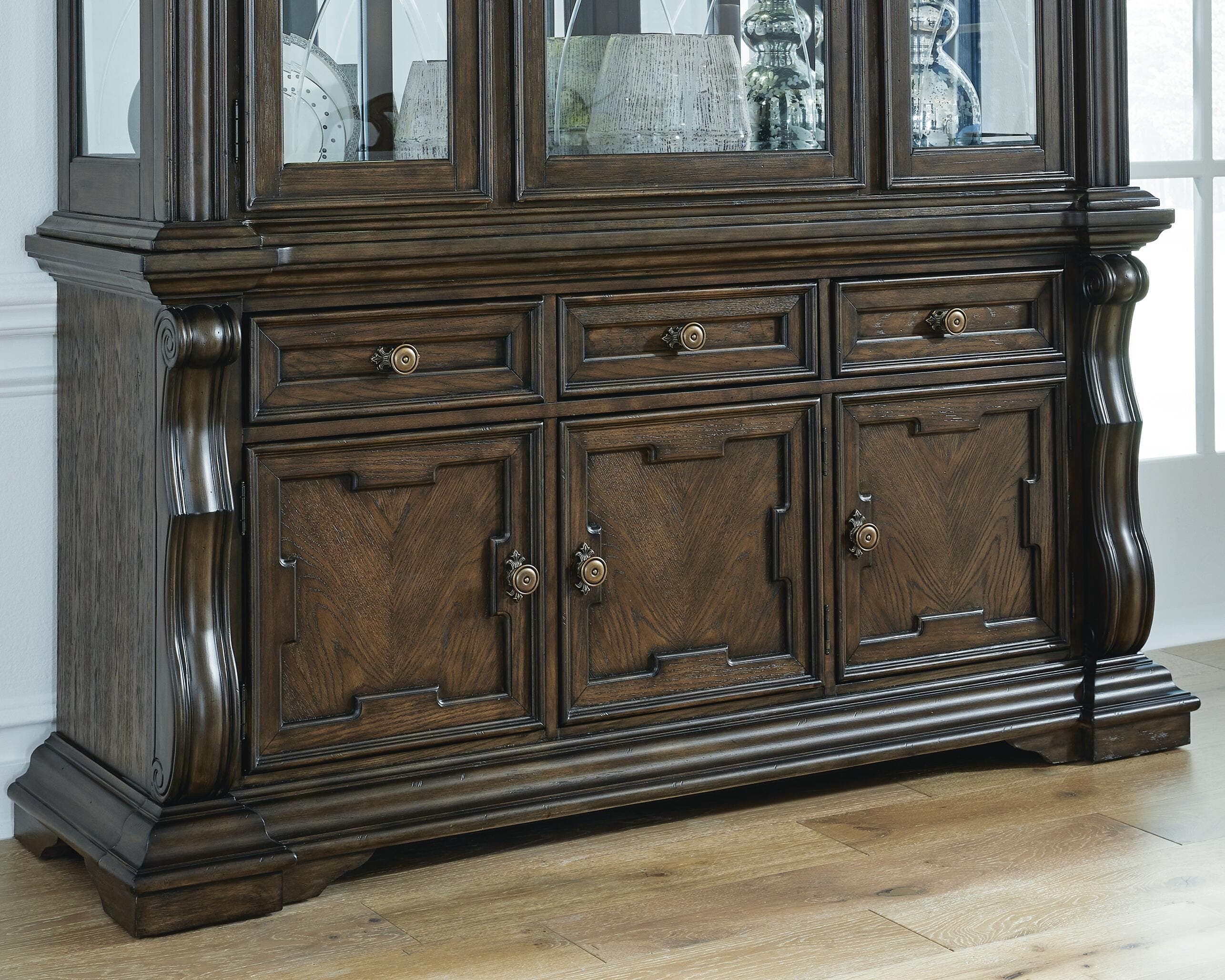 Maylee Dining Buffet — Brown/Beige — view 2