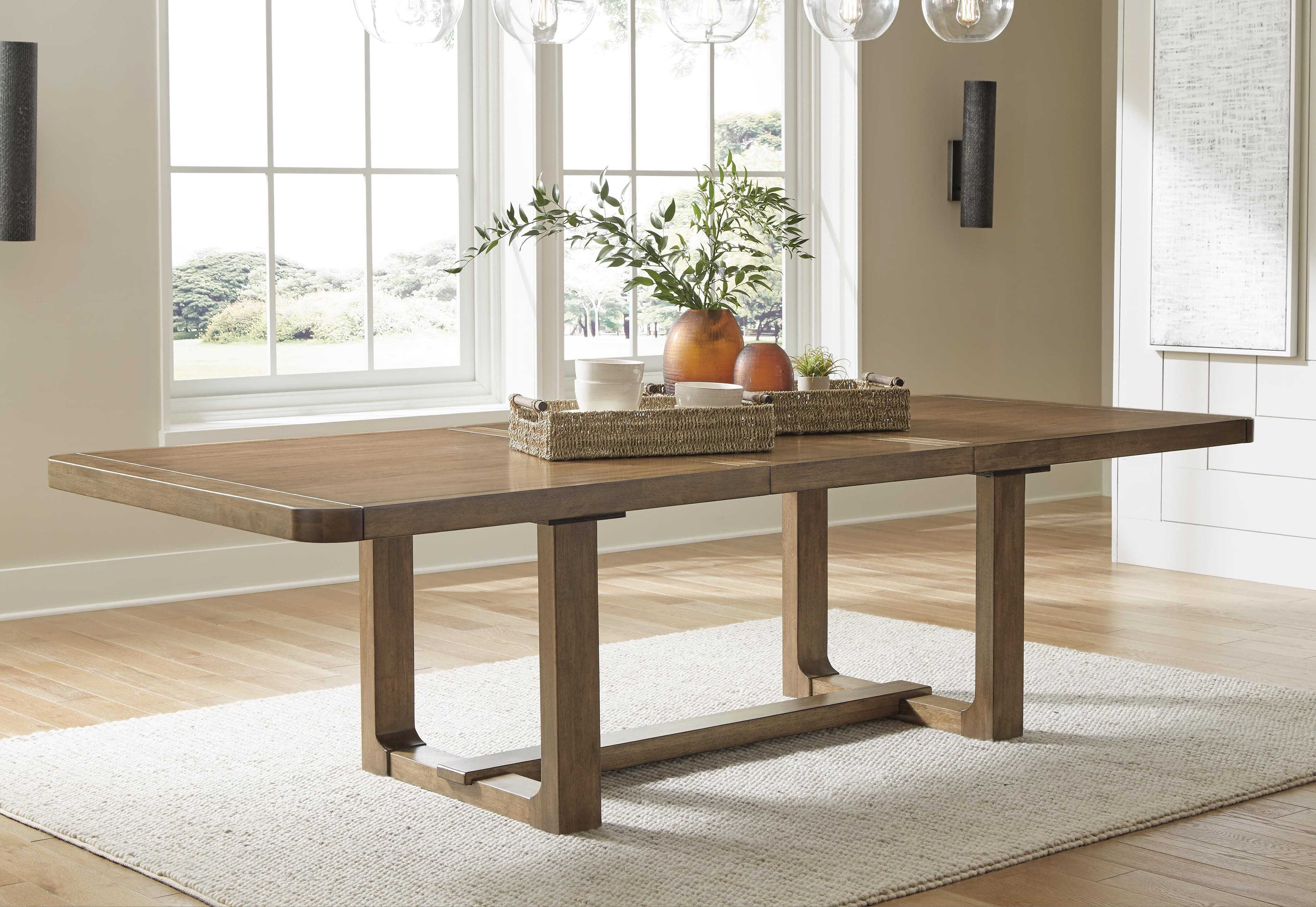 Cabalynn Dining Extension Table — Brown/Beige — view 2