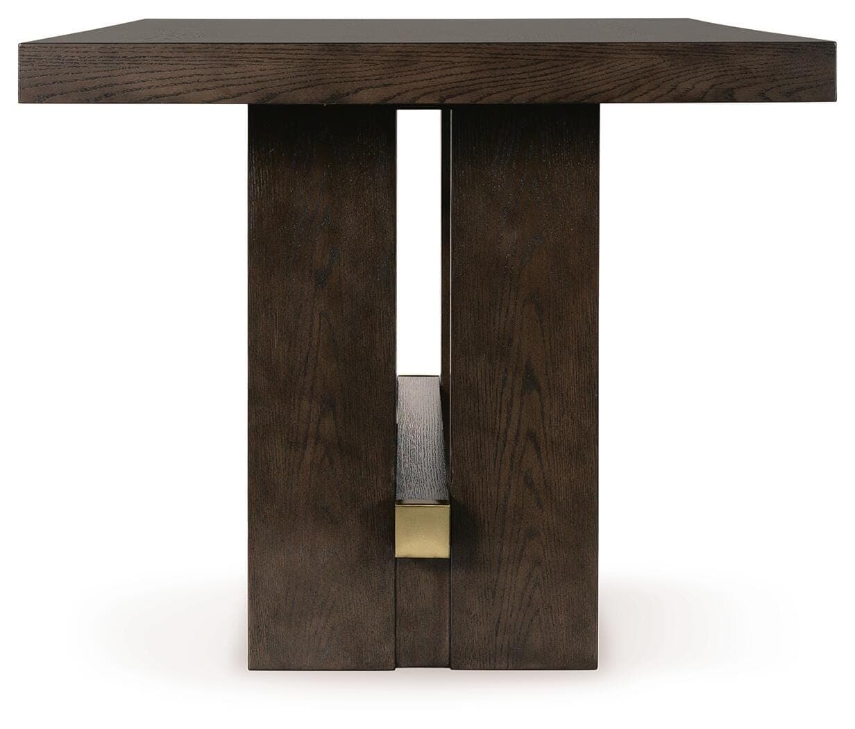 Burkhaus Counter Height Dining Table — Brown/Beige — view 4
