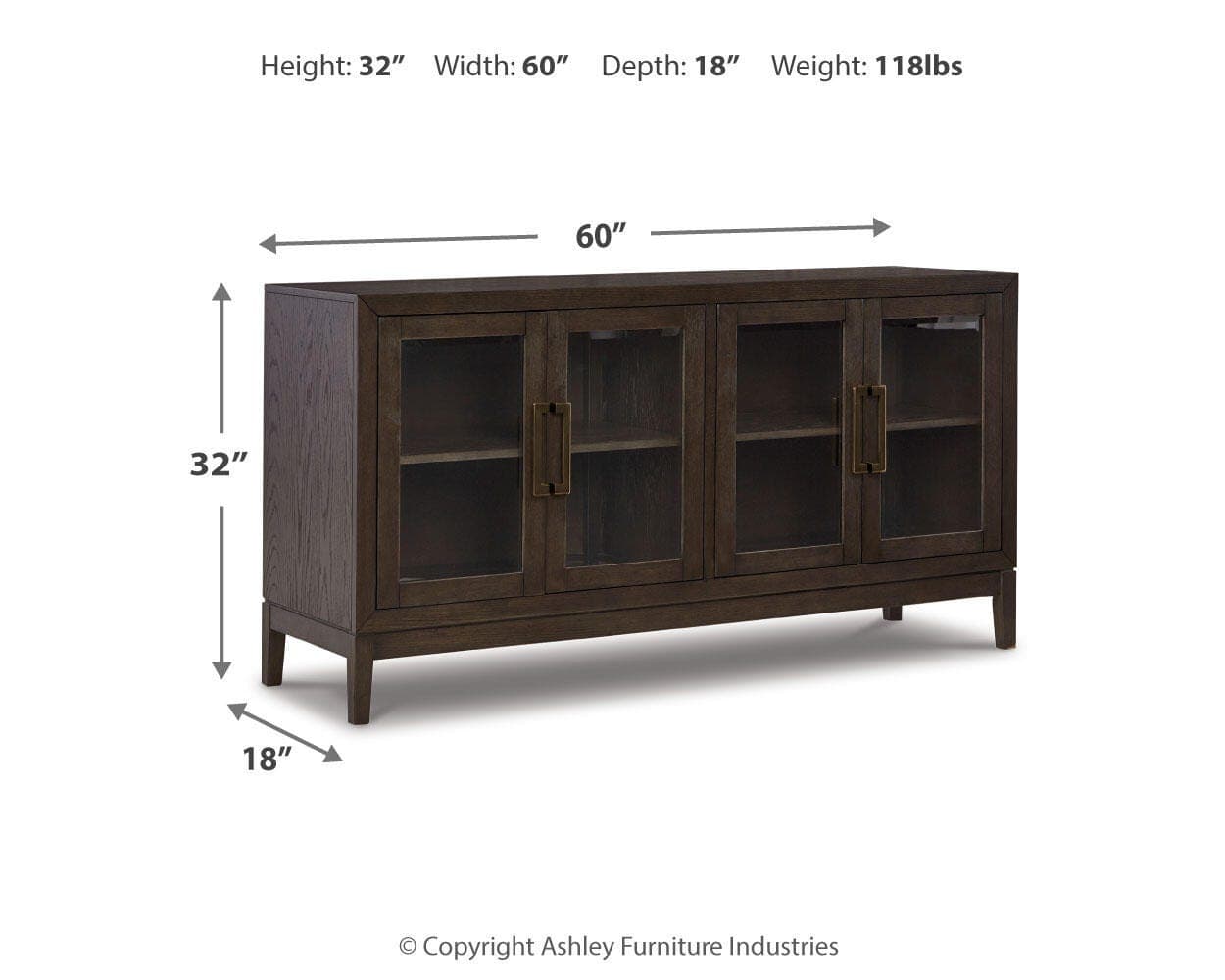 Burkhaus Dining Server — Brown/Beige — view 7