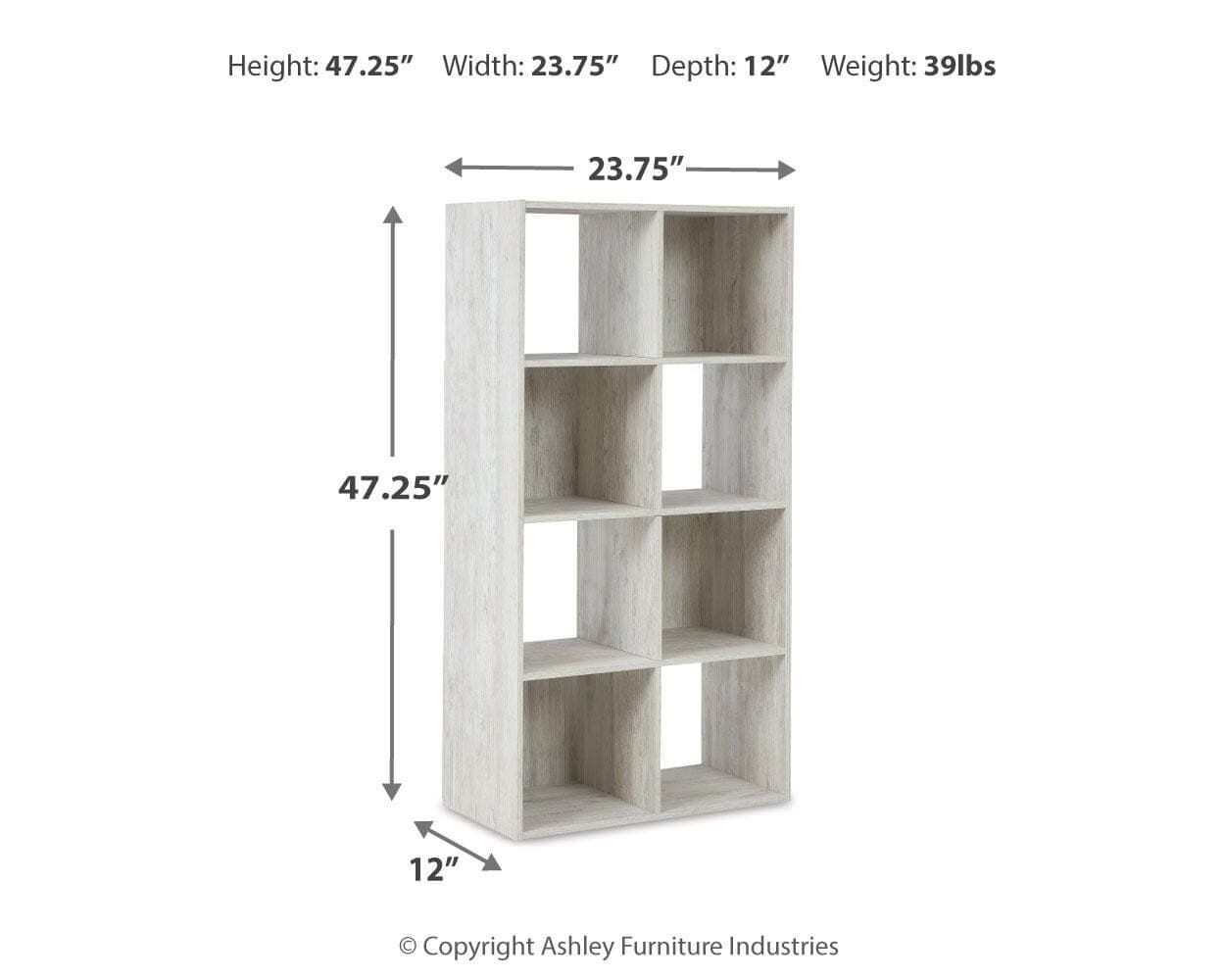 Paxberry Eight Cube Organizer — White — view 3