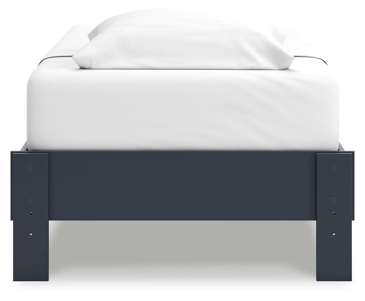 Simmenfort Twin Platform Bed — Blue — view 5