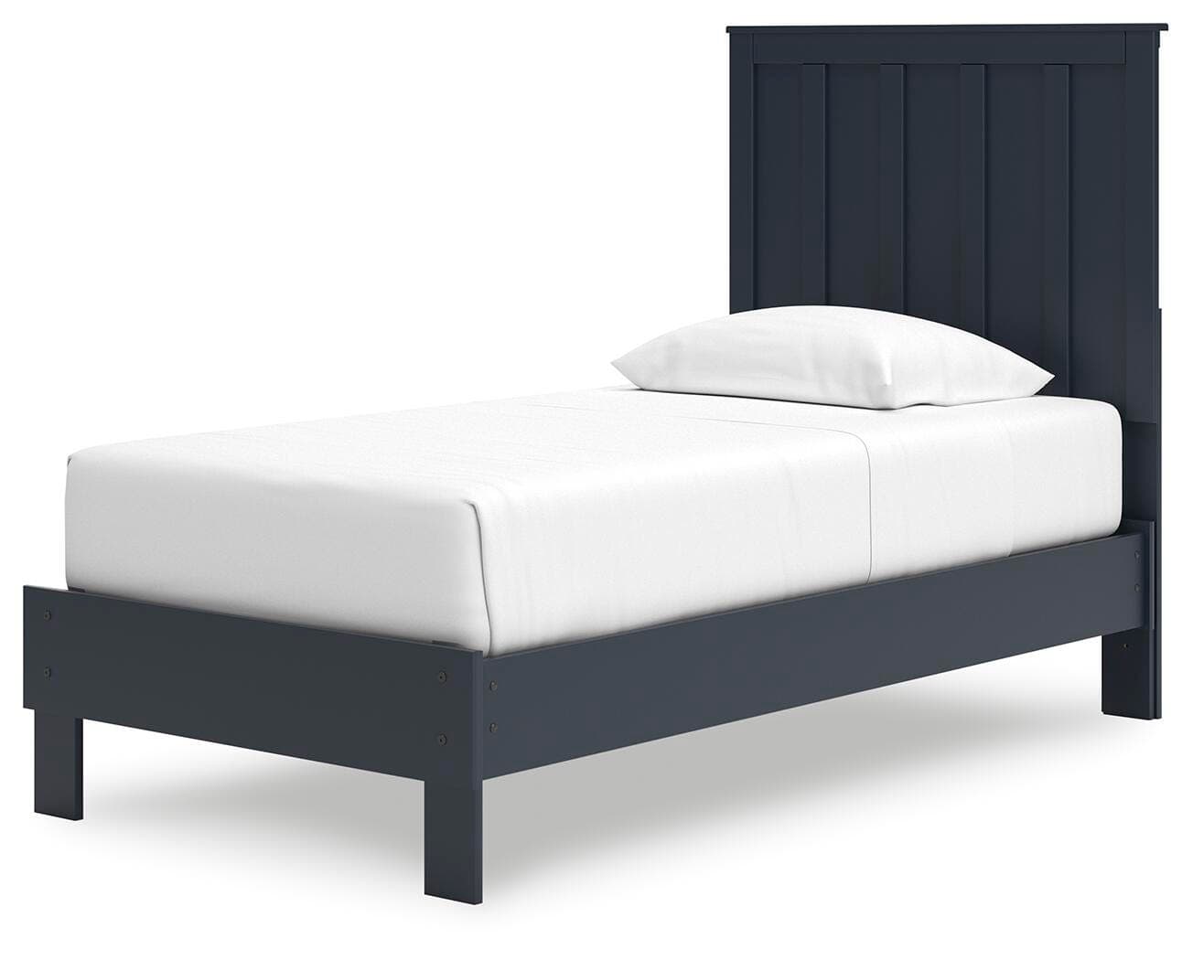 Simmenfort Twin Platform Bed — Blue — view 3