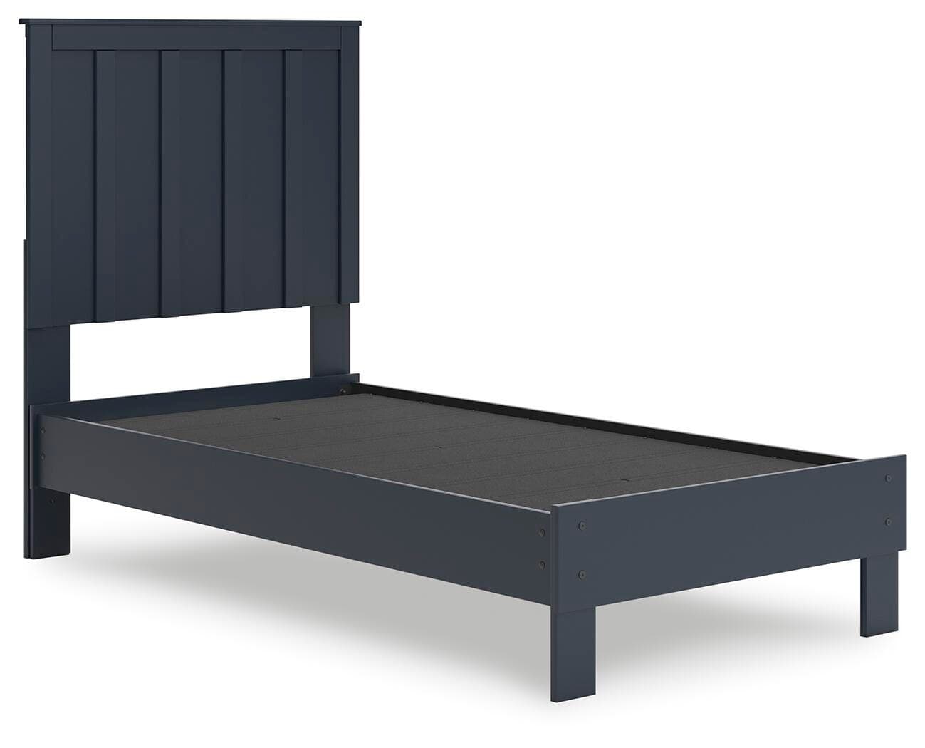 Simmenfort Twin Platform Bed — Blue — view 4