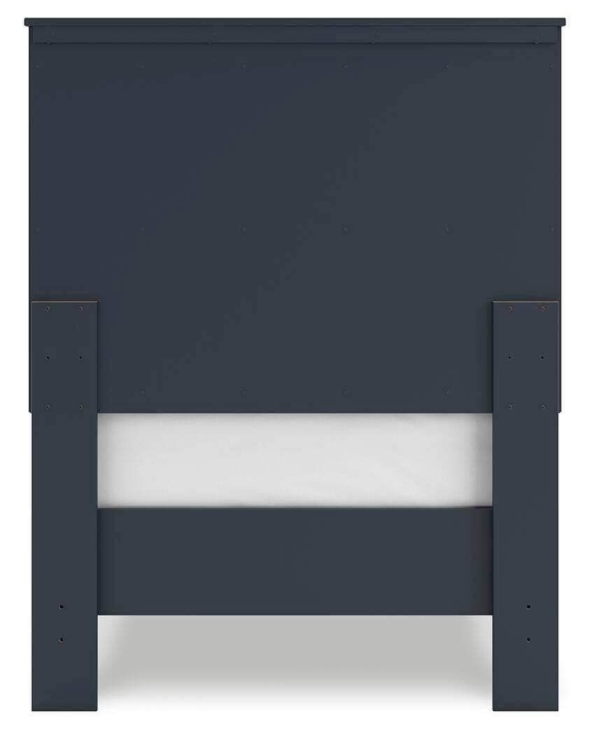 Simmenfort Twin Platform Bed — Blue — view 5