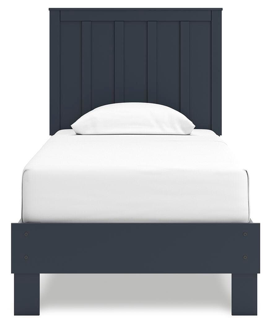 Simmenfort Twin Platform Bed — Blue — view 6