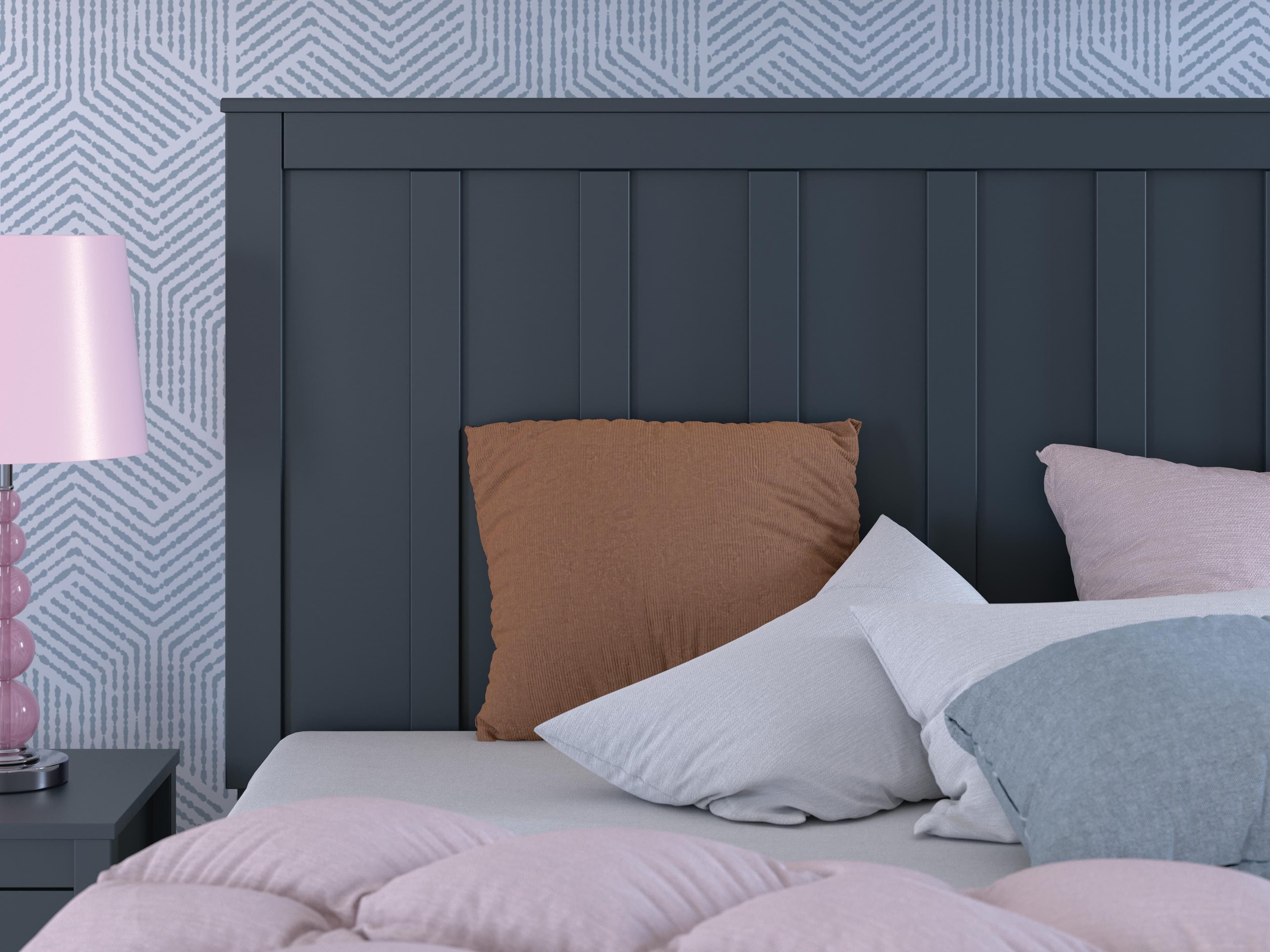 Simmenfort Full Panel Headboard — Blue — view 2