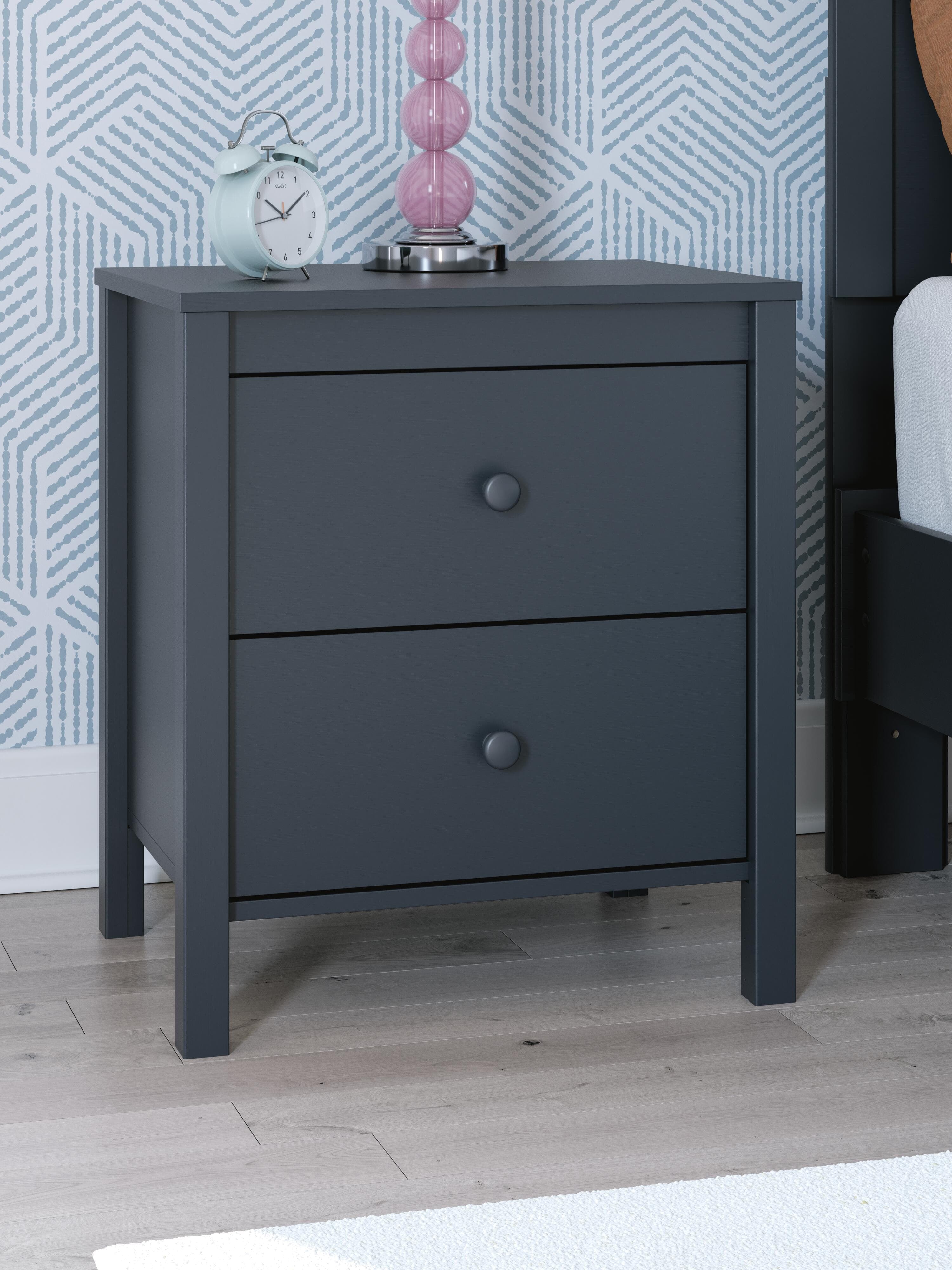 Simmenfort Nightstand — Blue — view 2