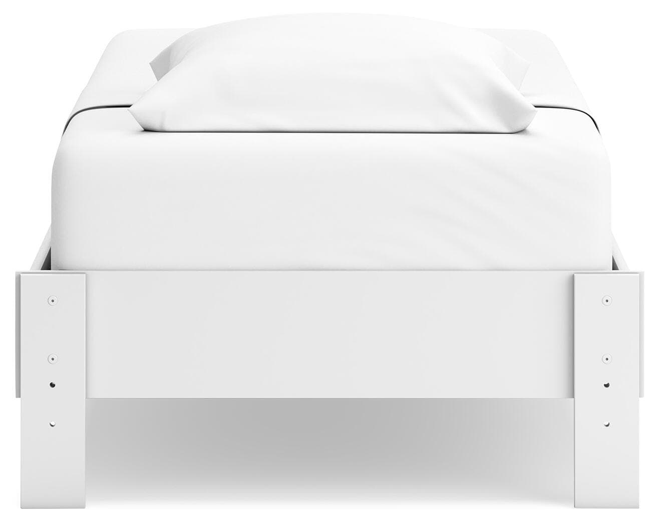 Hallityn Twin Platform Bed — White — view 6