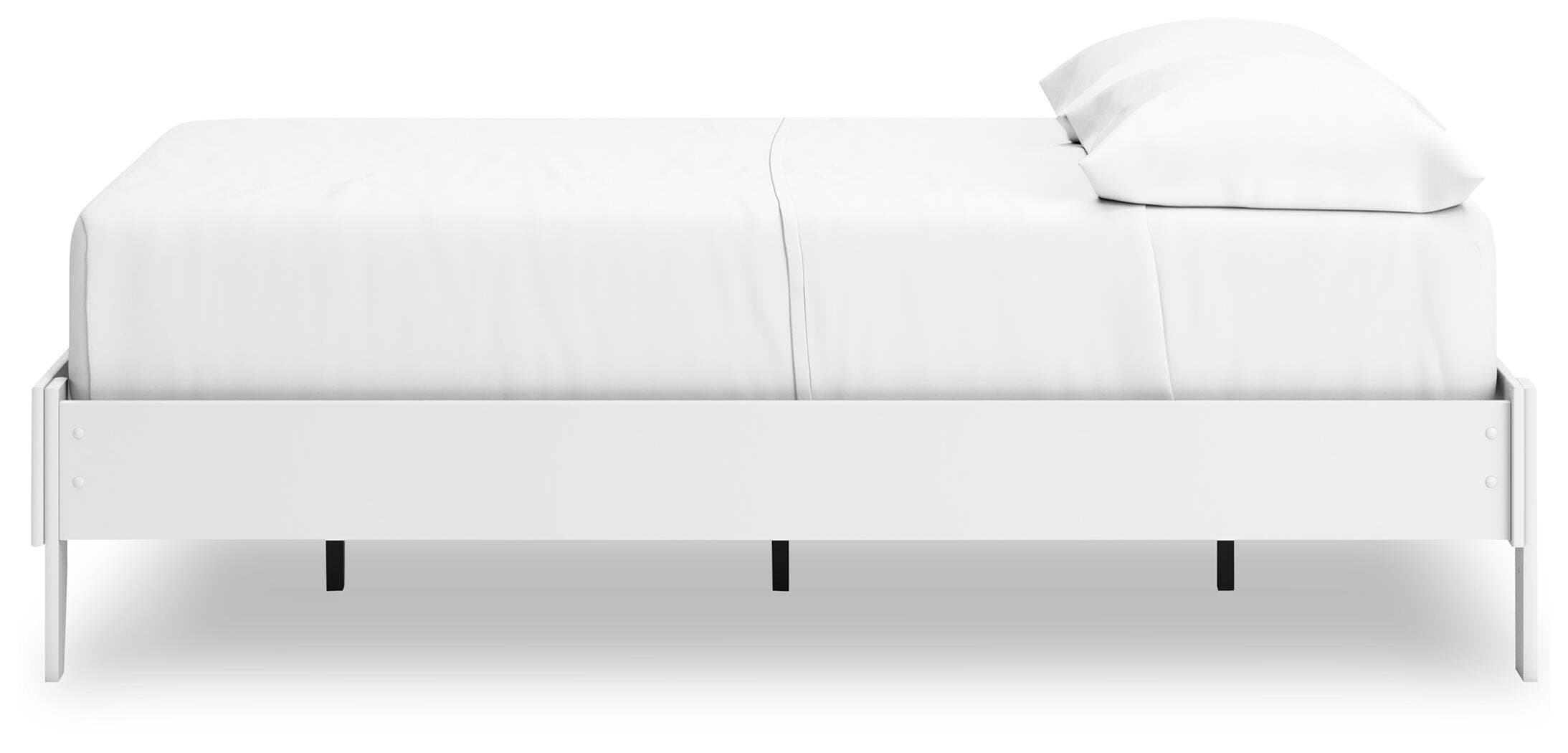 Hallityn Full Platform Bed — White — view 7
