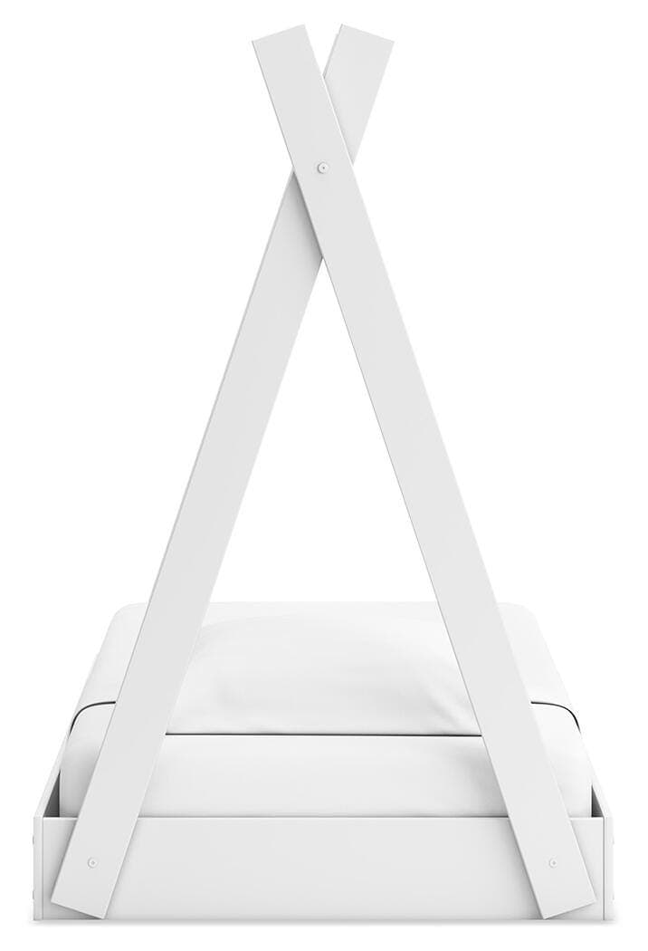 Hallityn Twin Tent Bed — White — view 6