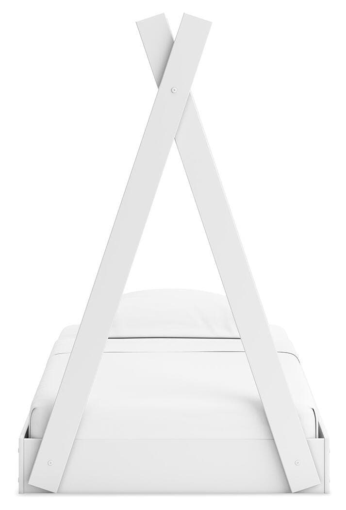 Hallityn Twin Tent Bed — White — view 5