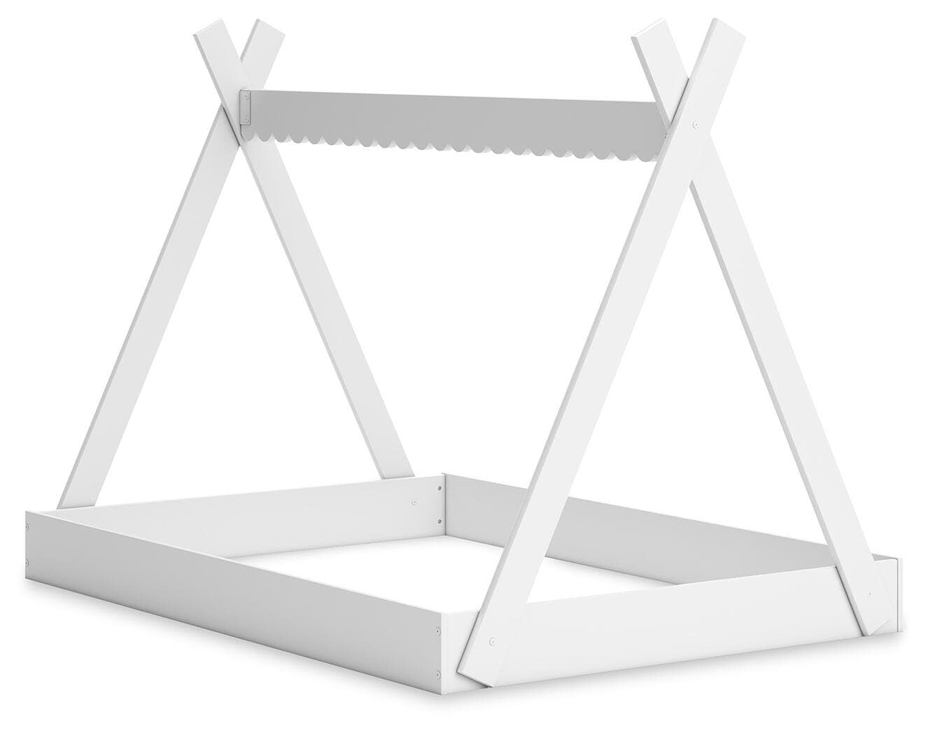 Hallityn Full Tent Bed — White — view 3