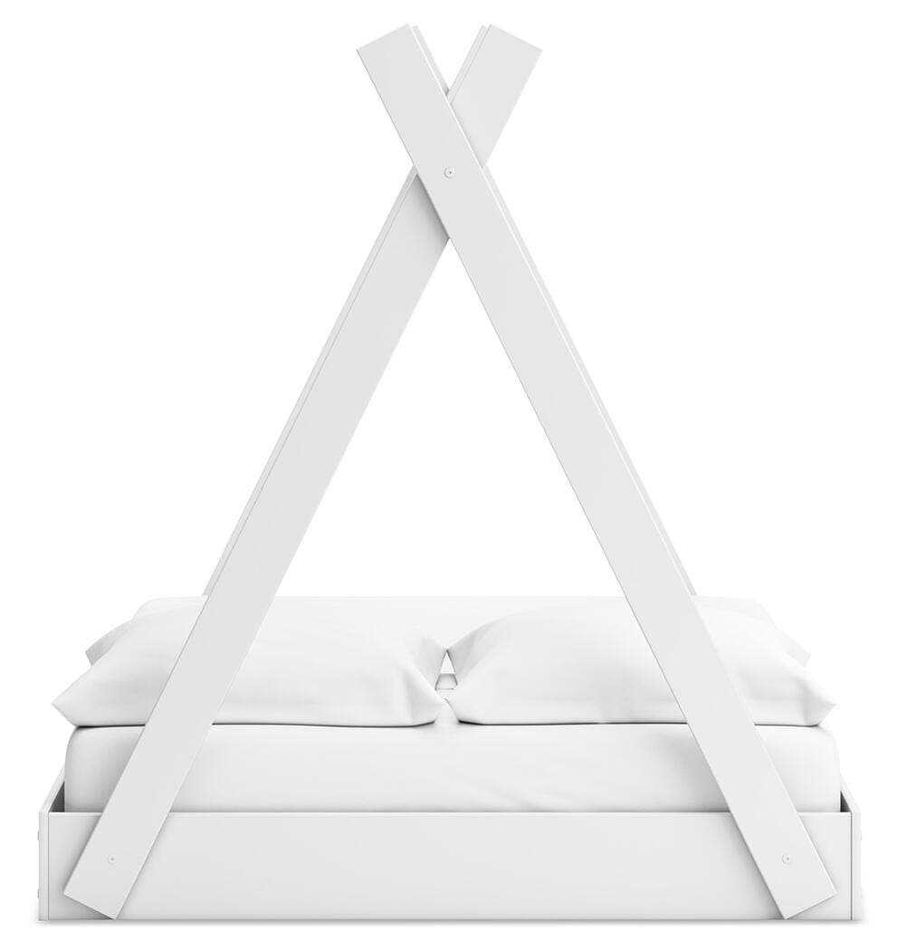 Hallityn Full Tent Bed — White — view 7