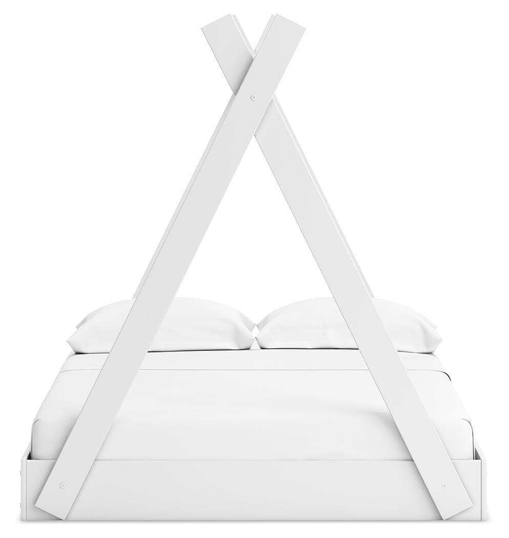Hallityn Full Tent Bed — White — view 6