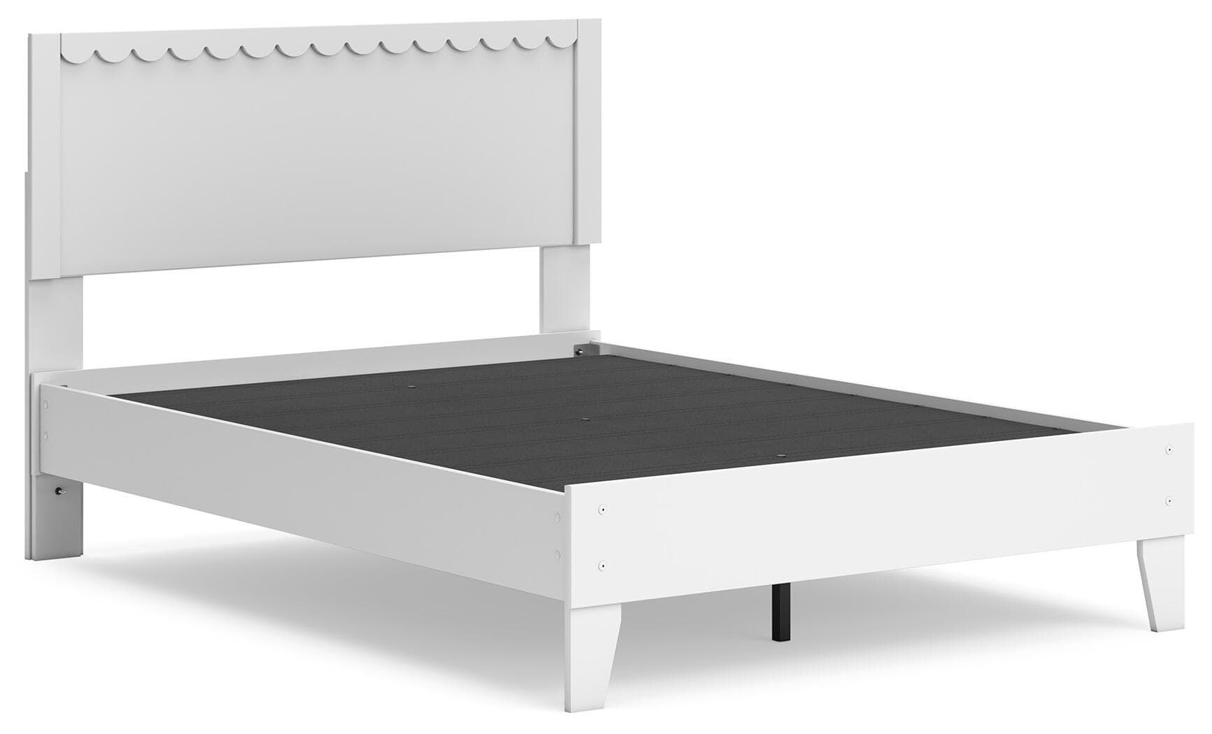 Hallityn Full Panel Platform Bed — White — view 2
