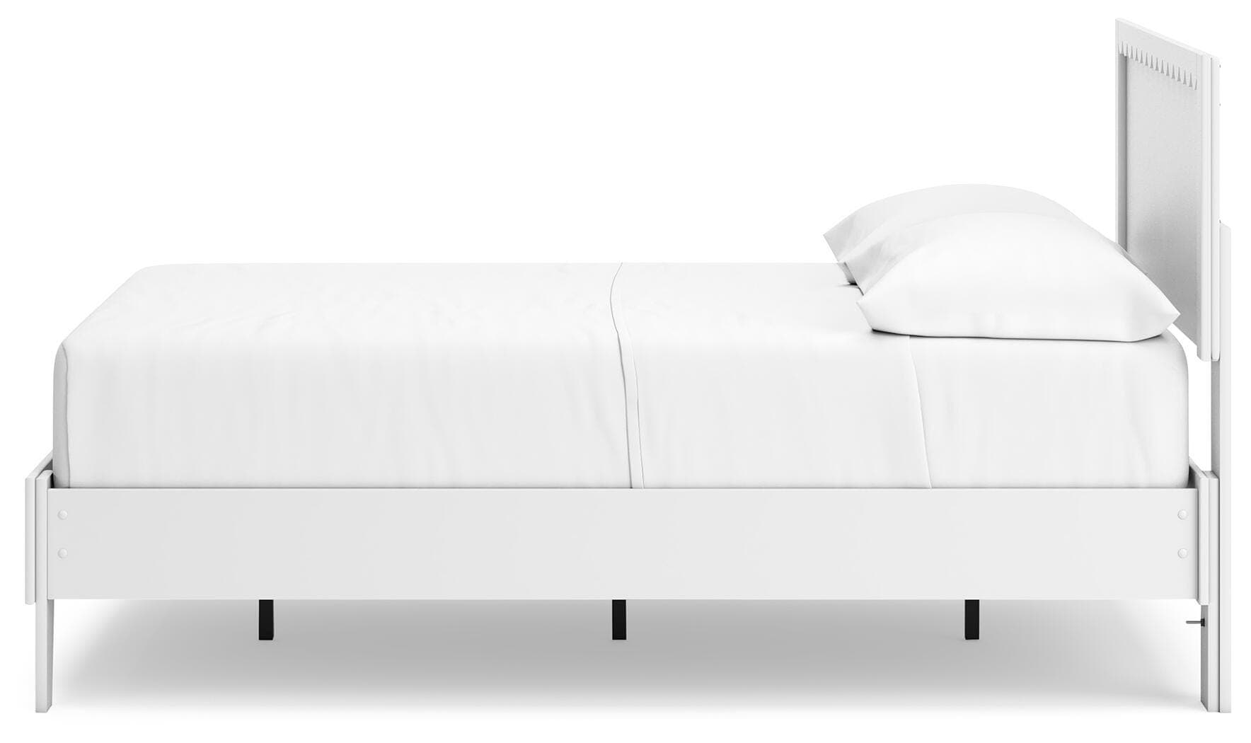 Hallityn Full Panel Platform Bed — White — view 6