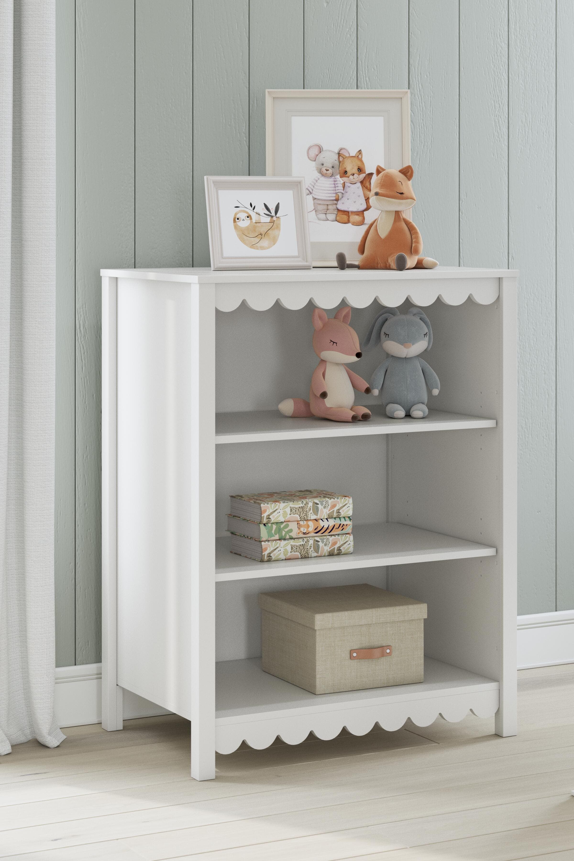 Hallityn Bookcase — White — view 2