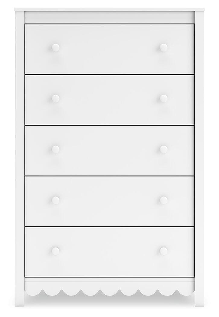 Hallityn Chest of Drawers — White — view 5